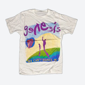 Vintage 1992 Genesis / Band T-Shirt / We Can't Dance Tour Graphic / Music